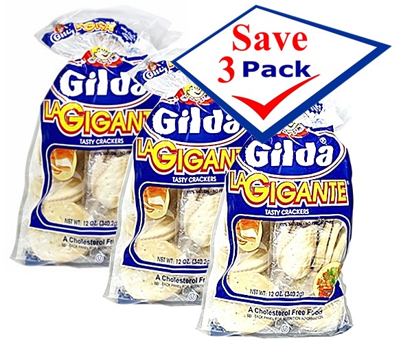 Gilda Giant Crackers 12 oz Pack of 3